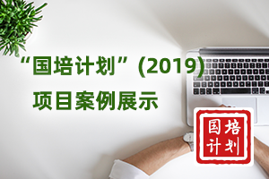 2019年国培项目案例